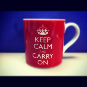 Keep Calm & Carry On Coffee Mug